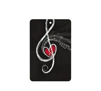 Ambientadores de coche con diseño de símbolos musicales, 10 unidades, para hojas colgantes perfumadas para baño, con cuerda