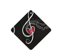 Ambientadores de coche con diseño de símbolos musicales, 10 unidades, para hojas colgantes perfumadas para baño, con cuerda