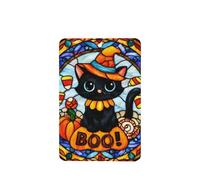 Ambientadores de coche con diseño de sombrero de bruja de gato negro de Halloween, 4 unidades, tarjetas perfumadas colgantes, tarjetas perfumadas para coche, tabletas de aromaterapia