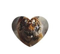 Ambientadores de coche con diseño de tigre, 6 unidades, en forma de corazón, para colgar en tabletas de aromaterapia, ambientadores perfumados para dormitorio y baño