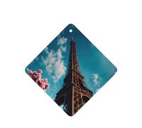 Ambientadores de coche con diseño de torre elegante, 4 unidades, tabletas cuadradas de aromaterapia, ambientadores perfumados para dormitorio y baño