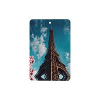 Ambientadores de coche con diseño de torre elegante, 6 unidades, rectangulares colgantes, tabletas de aromaterapia, ambientadores perfumados para dormitorio y baño