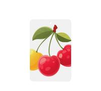 Ambientadores de coche con diseño de tres cerezas, 4 unidades, tarjetas perfumadas colgantes, tarjetas perfumadas para coche, tabletas de aromaterapia