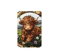 Ambientadores de coche con diseño de vacas de las tierras altas, 4 unidades, tarjetas perfumadas colgantes, tarjetas perfumadas para coche, tabletas de aromaterapia
