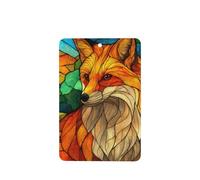 Ambientadores de coche con diseño de zorro y bosque verde, 4 unidades, tarjetas perfumadas colgantes, tarjetas perfumadas para coche, tabletas de aromaterapia