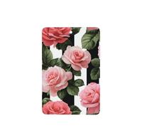 Ambientadores de coche con diseño floral vintage de rosas rosadas, 4 unidades, tarjetas perfumadas para colgar, tarjetas perfumadas para coche, tabletas de aromaterapia