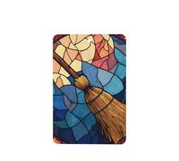 Ambientadores de coche con diseño retro de escoba de mago, 4 unidades, tarjetas perfumadas colgantes, tarjetas perfumadas para coche, tabletas de aromaterapia