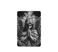 Ambientadores de coche con dos alas de oración, 4 unidades, tarjetas perfumadas colgantes, tarjetas perfumadas para coche, tabletas de aromaterapia