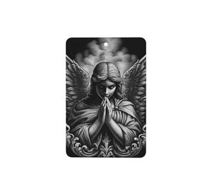 Ambientadores de coche con dos alas de oración, 4 unidades, tarjetas perfumadas colgantes, tarjetas perfumadas para coche, tabletas de aromaterapia