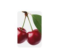 Ambientadores de coche con dos cerezas rojas con hojas, 4 tarjetas perfumadas colgantes, tarjetas perfumadas para coche, tabletas de aromaterapia