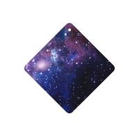 Ambientadores de coche con estampado de galaxias azules y moradas, 10 unidades, para hojas colgantes perfumadas para baño, con cuerda