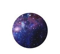 Ambientadores de coche con estampado de galaxias azules y moradas, 10 unidades, para hojas colgantes perfumadas para baño, con cuerda