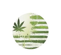 Ambientadores de coche con estampado de hojas de hierba, 10 unidades, para hojas colgantes perfumadas para baño, con cuerda