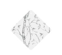 Ambientadores de coche con estampado de maderas grises y pájaros, 10 unidades, para hojas colgantes perfumadas para baño, con cuerda