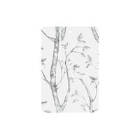 Ambientadores de coche con estampado de maderas grises y pájaros, 10 unidades, para hojas colgantes perfumadas para baño, con cuerda