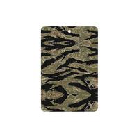 Ambientadores de coche con estampado de rayas de tigre para hojas colgantes perfumadas para baño, 10 unidades, con cuerda