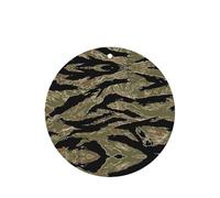 Ambientadores de coche con estampado de rayas de tigre para hojas colgantes perfumadas para baño, 10 unidades, con cuerda