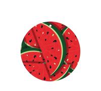 Ambientadores de coche con estampado de sandía roja, 10 unidades, para hojas colgantes perfumadas para baño, con cuerda