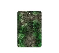 Ambientadores de coche con estampado de serpiente verde, 10 unidades, para hojas colgantes perfumadas para baño, con cuerda