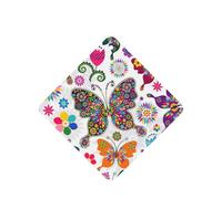 Ambientadores de coche con estampado floral de primavera, 10 unidades, para hojas colgantes perfumadas para baño, con cuerda