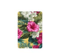 Ambientadores de coche con flores blancas y rosas tropicales, 4 unidades, tarjetas perfumadas colgantes, tarjetas perfumadas para coche, tabletas de aromaterapia