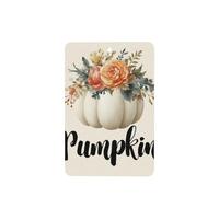 Ambientadores de coche con flores de calabaza blanca en acuarela, 4 unidades, tarjetas perfumadas colgantes, tarjetas perfumadas para coche, tabletas de aromaterapia