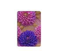 Ambientadores de coche con flores rosas y moradas con hojas doradas, 4 tarjetas perfumadas colgantes, tarjetas perfumadas para coche, tabletas de aromaterapia