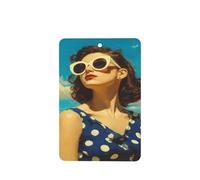 Ambientadores de coche con gafas de sol grandes, 4 unidades, tarjetas perfumadas colgantes, tarjetas perfumadas para coche, tabletas de aromaterapia