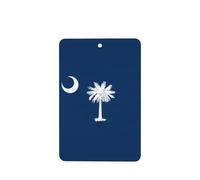 Ambientadores de coche con la bandera de Carolina del Sur, 6 piezas, decoración perfumada de cartulina para coches, dormitorios, armarios