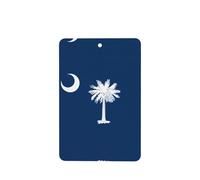 Ambientadores de coche con la bandera de Carolina del Sur, juego de 4 piezas, para automóviles y hogar, fragancia de lavanda de larga duración