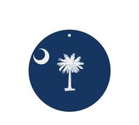 Ambientadores de coche con la bandera de Carolina del Sur, juego de 4 tarjetas perfumadas colgantes para armario, baño, ambientadores de coche, de larga duración