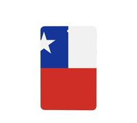 Ambientadores de coche con la bandera de Chile, 4 unidades, tarjetas perfumadas colgantes, tarjetas perfumadas para coche, tabletas de aromaterapia
