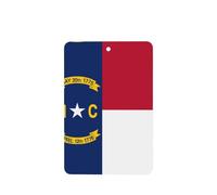 Ambientadores de coche con la bandera de Dakota del Norte, juego de 4 piezas, para automóviles y hogar, fragancia de lavanda de larga duración