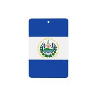 Ambientadores de coche con la bandera de El Salvador, 4 unidades, tarjetas perfumadas colgantes, tarjetas perfumadas para coche, tabletas de aromaterapia