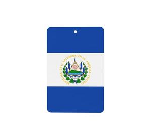 Ambientadores de coche con la bandera de El Salvador, 4 unidades, tarjetas perfumadas colgantes, tarjetas perfumadas para coche, tabletas de aromaterapia