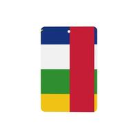 Ambientadores de coche con la bandera de la República Centroafricana, 4 unidades, tarjetas perfumadas colgantes, tarjetas perfumadas para coche, tabletas de aromaterapia