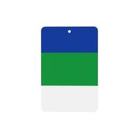 Ambientadores de coche con la bandera de la República de Komi, 4 unidades, tarjetas perfumadas para colgar, tarjetas perfumadas para tabletas de aromaterapia de coche