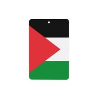 Ambientadores de coche con la bandera de Palestina, 4 unidades, tarjetas perfumadas colgantes, tarjetas perfumadas para coche, tabletas de aromaterapia