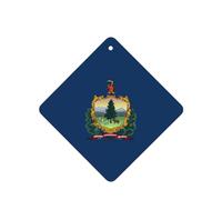 Ambientadores de coche con la bandera del estado de Vermont, juego de 4 piezas, para automóviles y hogar, fragancia de lavanda de larga duración