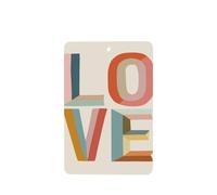 Ambientadores de coche con letras de arco iris en colores pastel, 4 unidades, tarjetas perfumadas colgantes, tarjetas perfumadas para coche, tabletas de aromaterapia