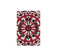 Ambientadores de coche con motivos de tejido indígena, patrón geométrico rojo, 4 unidades, tarjetas perfumadas colgantes, tarjetas perfumadas para coche, tabletas de aromaterapia