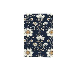 Ambientadores de coche con motivos florales indios tradicionales, color azul marino, 4 unidades, tarjetas perfumadas colgantes, tarjetas perfumadas para coche, tabletas de aromaterapia