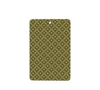 Ambientadores de coche con motivos geométricos de diamantes florales verde oliva, 4 tarjetas perfumadas colgantes, tarjetas perfumadas para coche, tabletas de aromaterapia