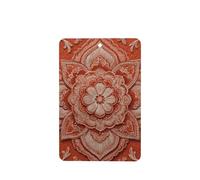 Ambientadores de coche con motivos intrincados de flores, 4 unidades, tarjetas perfumadas colgantes, tarjetas perfumadas para coche, tabletas de aromaterapia