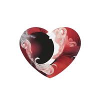 Ambientadores de coche con patrón abstracto de Tai Chi, 4 unidades, pastillas de aromaterapia colgantes en forma de corazón, ambientadores perfumados para dormitorio y baño