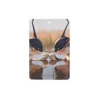 Ambientadores de coche con patrón de bestia puntiaguda, 4 unidades, rectangulares, para colgar en tabletas de aromaterapia, ambientadores perfumados para dormitorio y baño