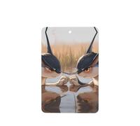 Ambientadores de coche con patrón de bestia puntiaguda, 6 unidades, rectangulares, para colgar en tabletas de aromaterapia, ambientadores perfumados para dormitorio y baño