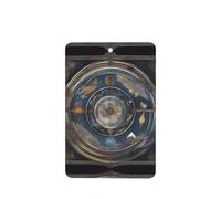Ambientadores de coche con patrón de brújula de tarot, 4 unidades, rectangulares colgantes, tabletas de aromaterapia, ambientadores perfumados para dormitorio y baño