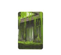 Ambientadores de coche con patrón de cementerio vegetal, 6 unidades, rectangulares colgantes, tabletas de aromaterapia, ambientadores perfumados para dormitorio y baño
