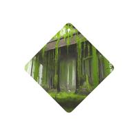 Ambientadores de coche con patrón de cementerio vegetal, 6 unidades, tabletas cuadradas de aromaterapia, ambientadores perfumados para dormitorio, baño